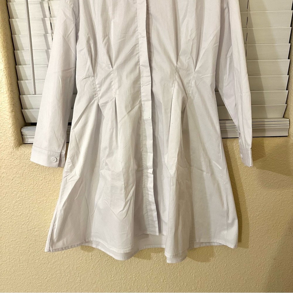 Women’s White Shirt Dress - Picture 5 of 11